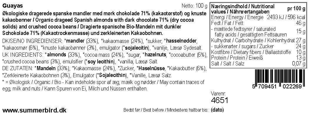 Inhaltsstoffe sehen - Guayas