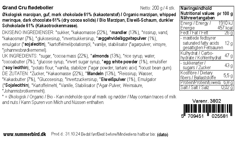 Se ingredienser - Grand Cru