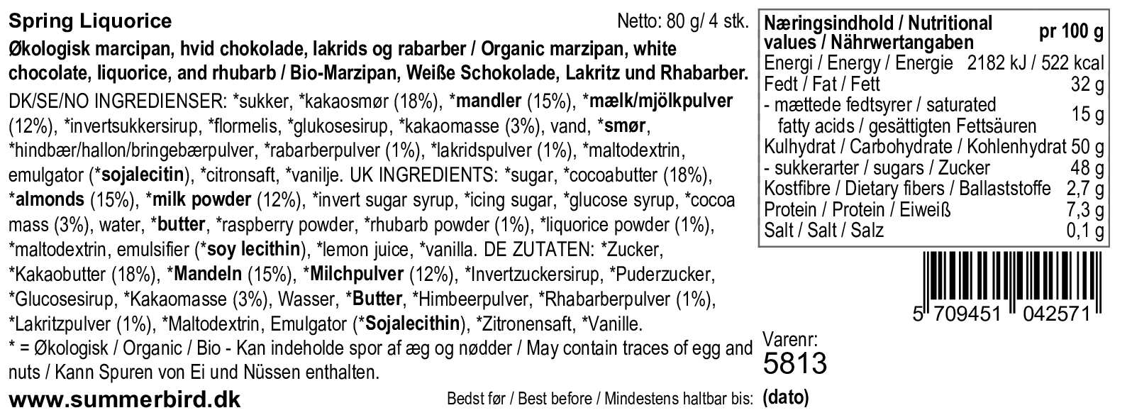 Se ingredienser - Spring Liquorice